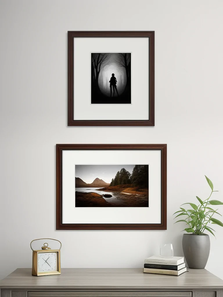 framed art mockup
