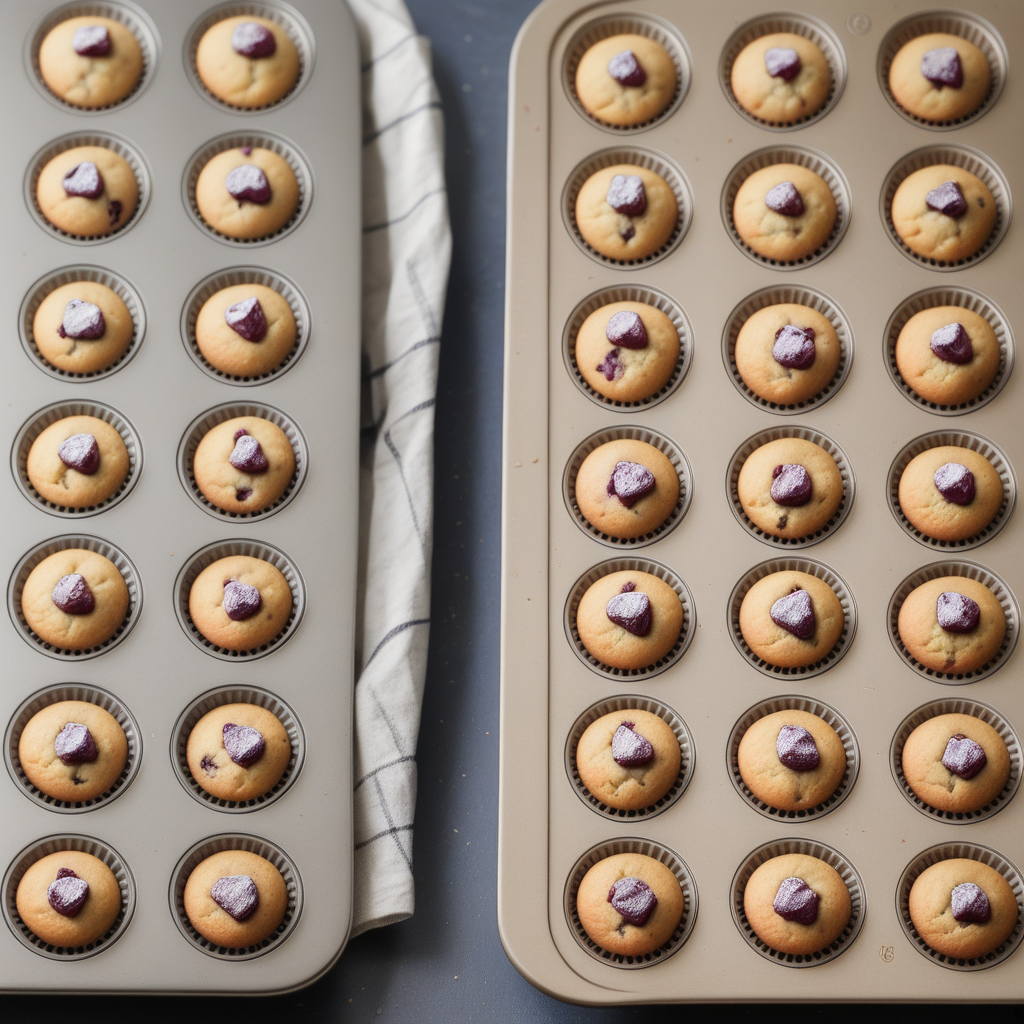 baking time for mini muffins vs. regular