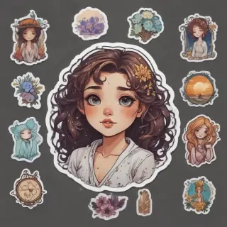 stickers png aesthetic