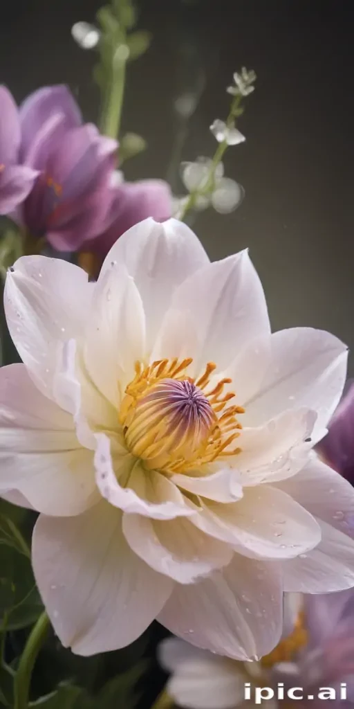 light flower background