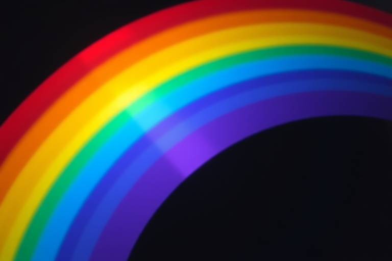 transparent rainbow
