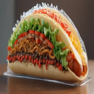 transparent taco
