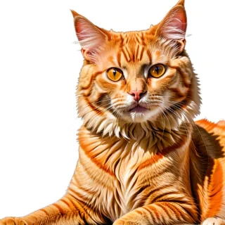 orange cat png