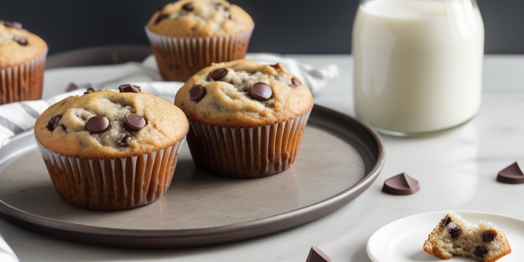 gluten free banana chocolate chip muffins