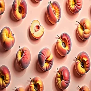 pastel peach background