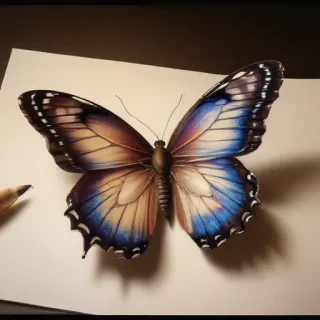 picture of a butterfly drawing