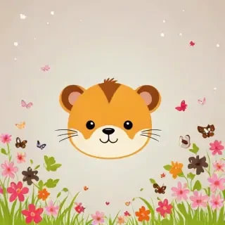 cute animal background