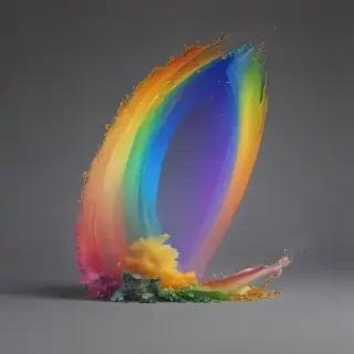 rainbow transparent background