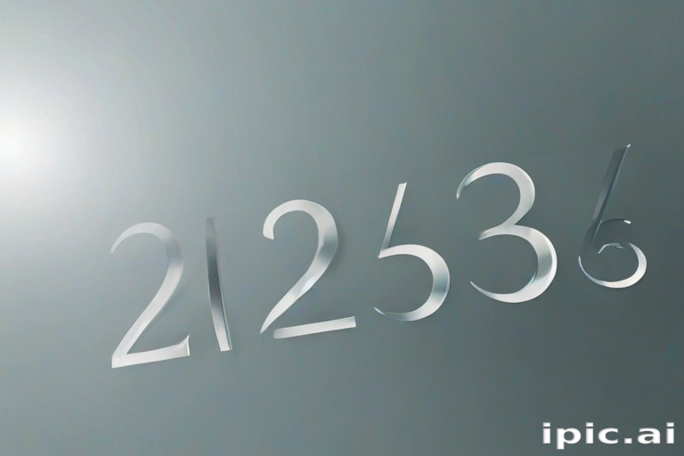 transparent numbers