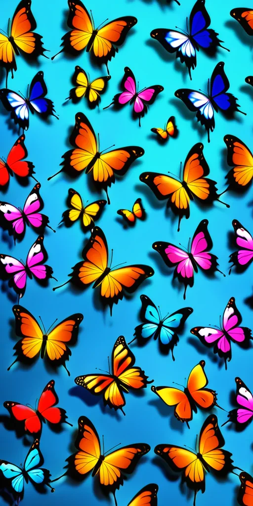 butterfly wall paper