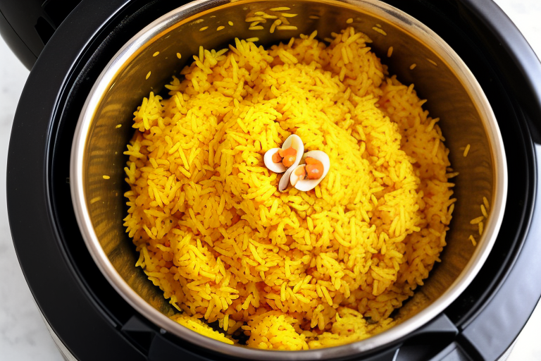 turmeric rice in rice cooker