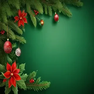 green christmas background