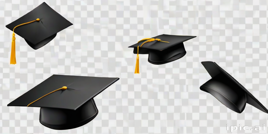 graduation cap transparent background