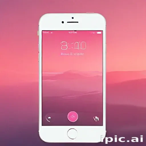 pink home screen