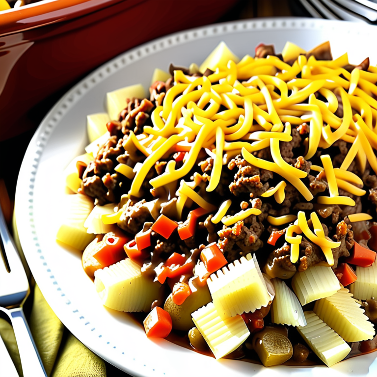 hamburger potato casserole crock pot