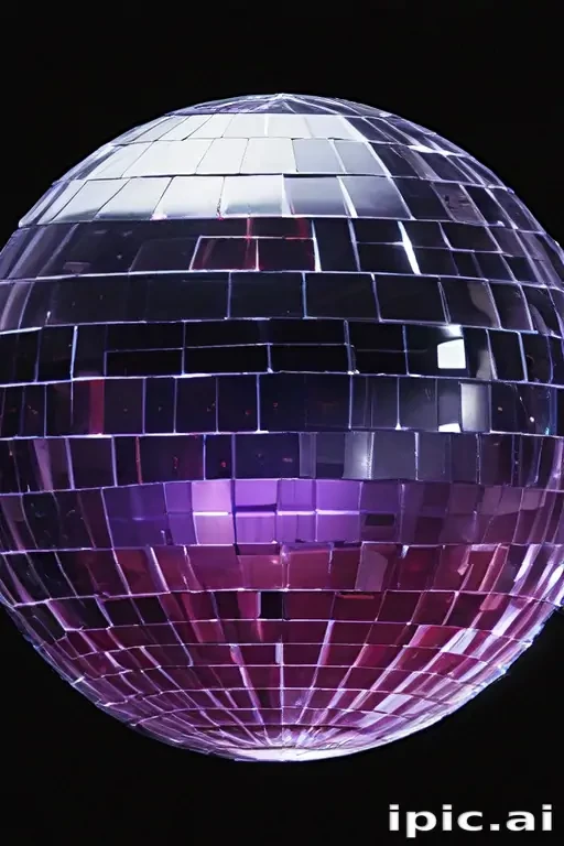 transparent disco ball