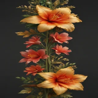 png border flower