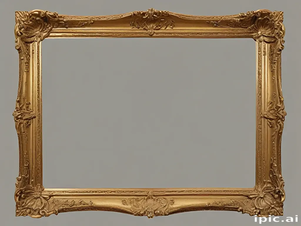 gold frame png transparent