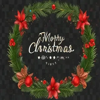 merry christmas transparent
