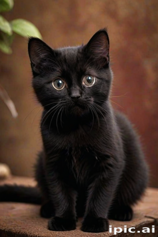 cute black cat wallpaper
