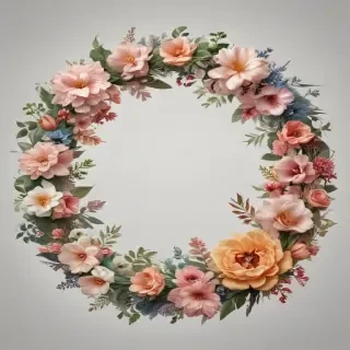 flower circle png