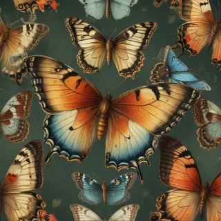vintage butterfly illustration