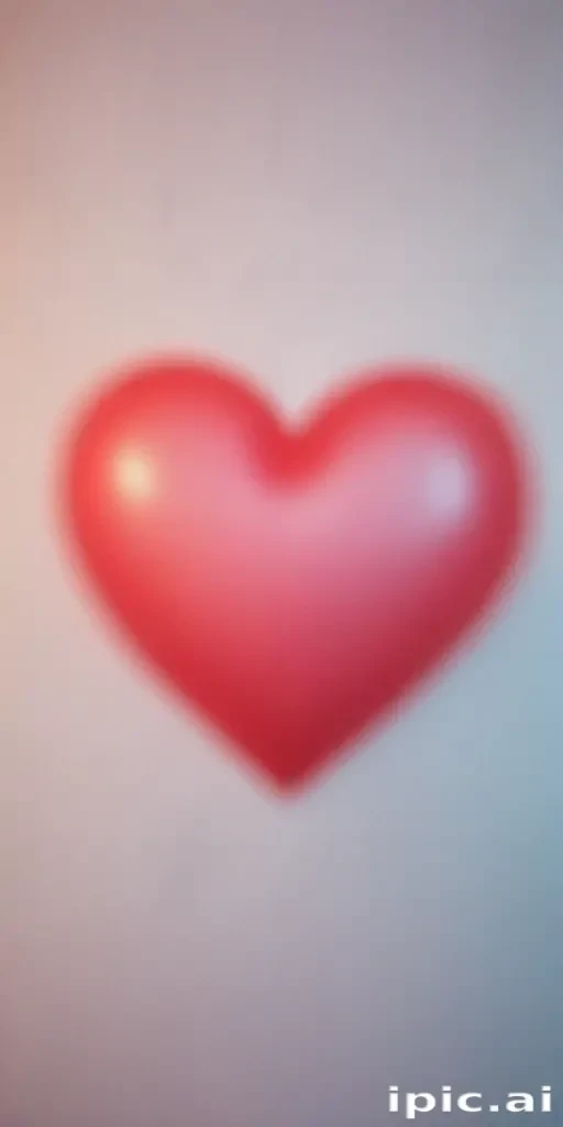 blurry heart