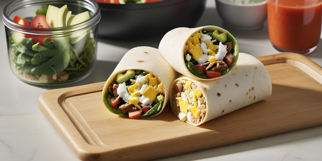 salad and go breakfast burritos