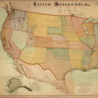 map of the united states of america