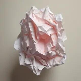 crumpled up paper