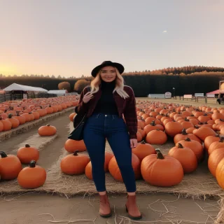 pumpkin patch aesthetic