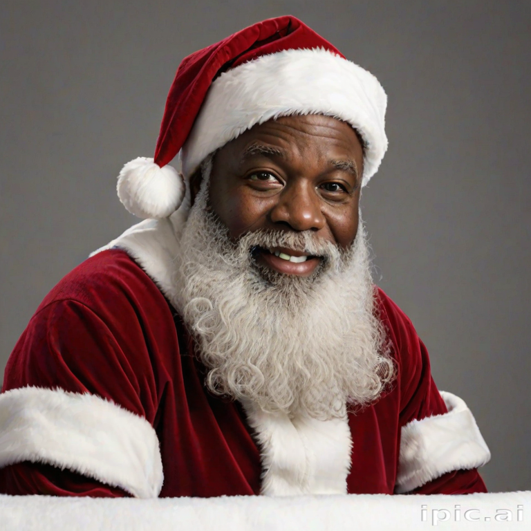 black santa png