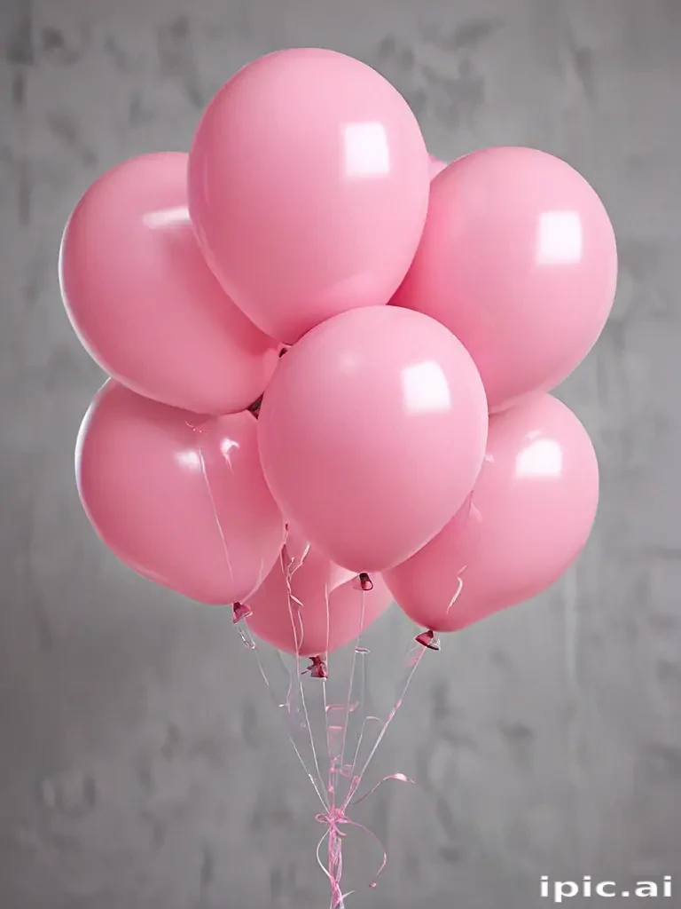 pink balloons png