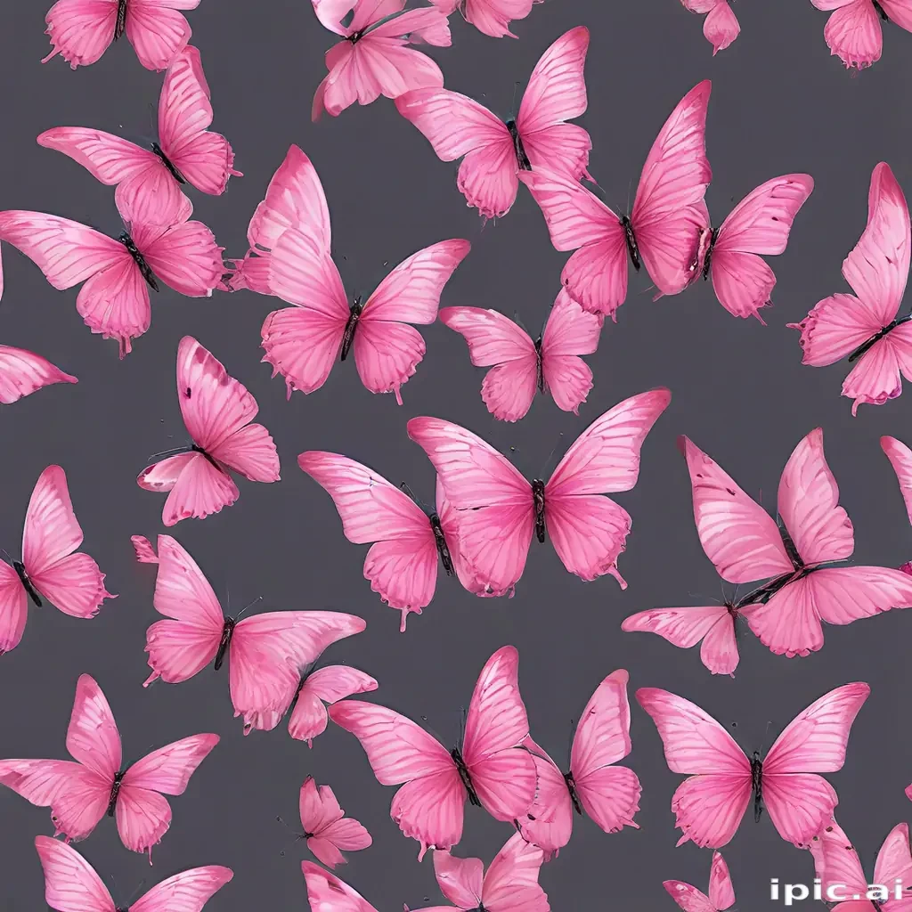 pink butterflies png