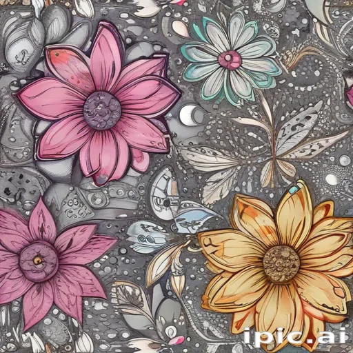 flower doodle art