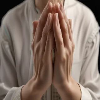 praying hands transparent background