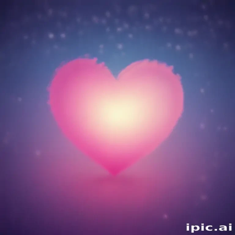 blurry heart wallpaper
