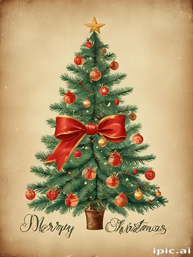 merry christmas images vintage