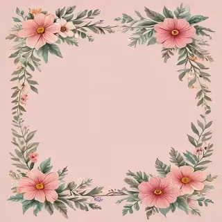 free flower border clipart