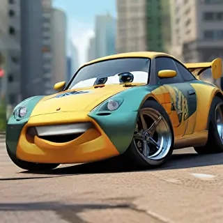 cartoon car wallpaper