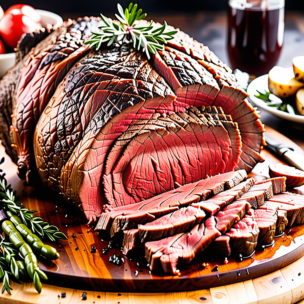 smoked bottom round beef roast