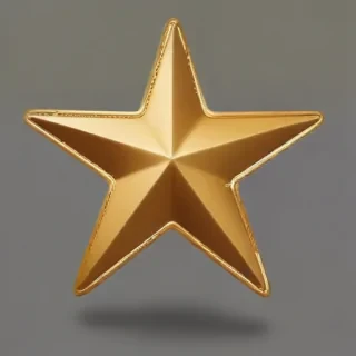 gold star sticker png
