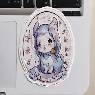 transparent aesthetic stickers