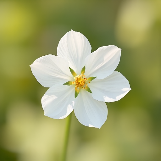white flower transparent background