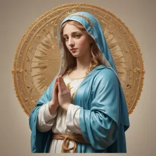 virgin mary clipart