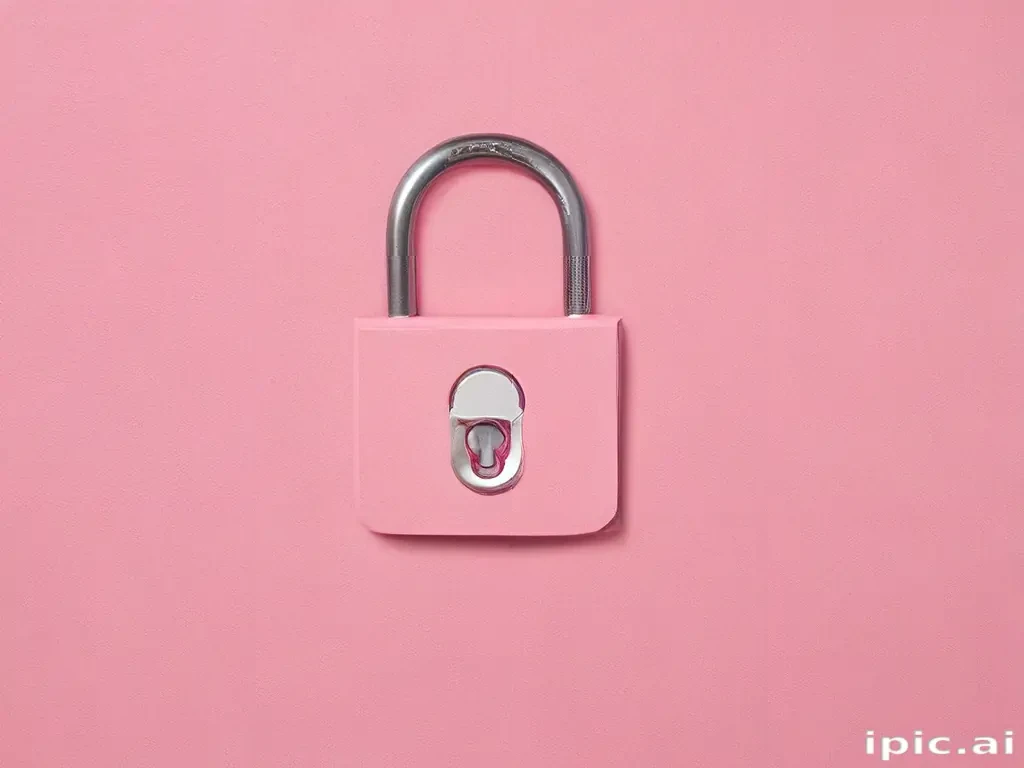 pink lock screen
