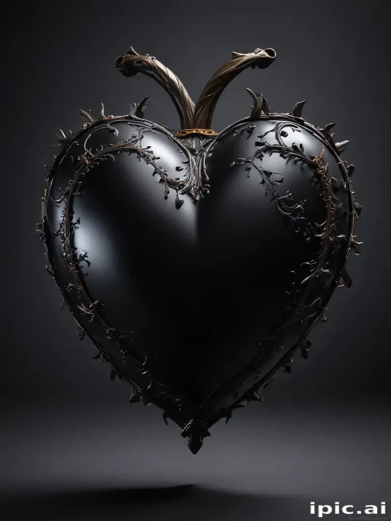 black heart pic