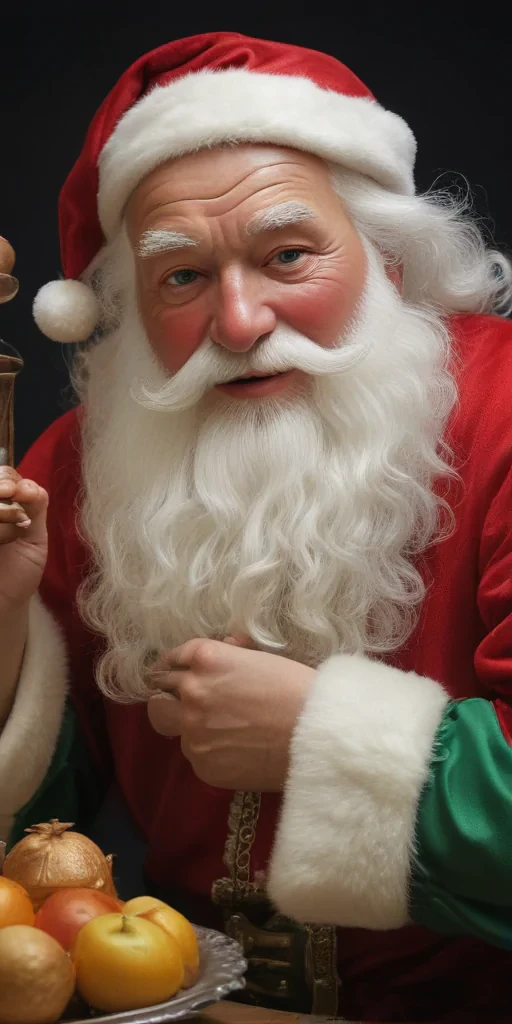 images of vintage santa