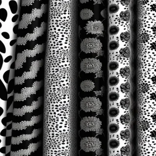 black and white patterns