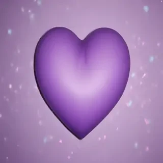 purple aesthetic heart